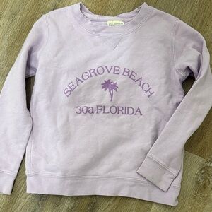 Comfort Colors Purple Seagrove Beach Sweatshirt